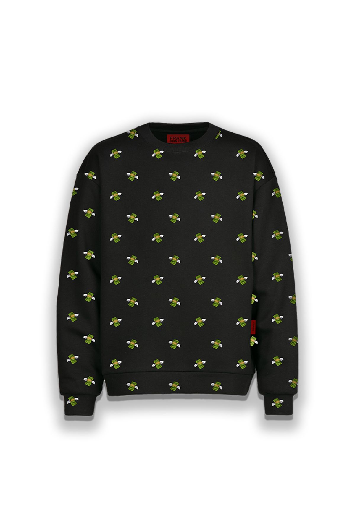 JOHN FRANK IDENTITY SWEATSHIRT BLACK - 1